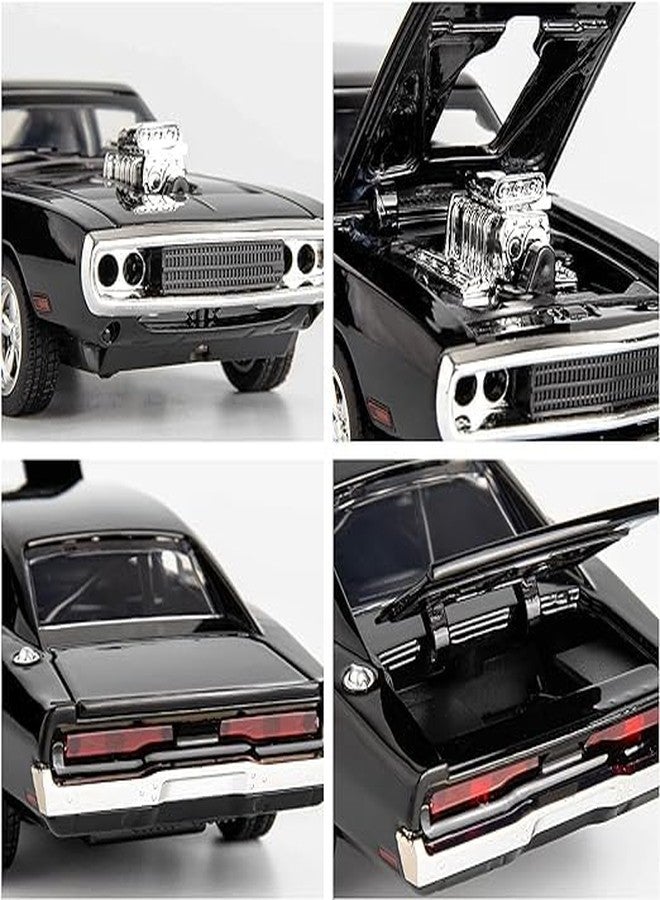 Samtop 1:24 Scale Fast & Furious 7 Diecast Metal Pull-Back Car, Features Openable Doors, Light and Music, Gift for Kids for Kids - Image 5